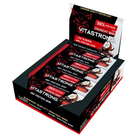 BOX X12 CRUNCHY PROTEIN BAR...