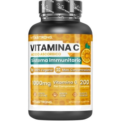 VITAMIN C 200 CPR | Vitastrong | Stärkt Das Immunsystem
