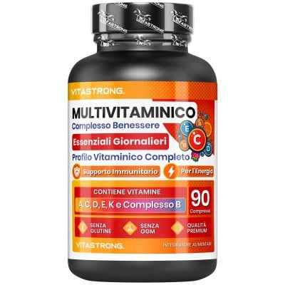 Multivitamin, 90 Tabletten VitaStrong | 100% Rein