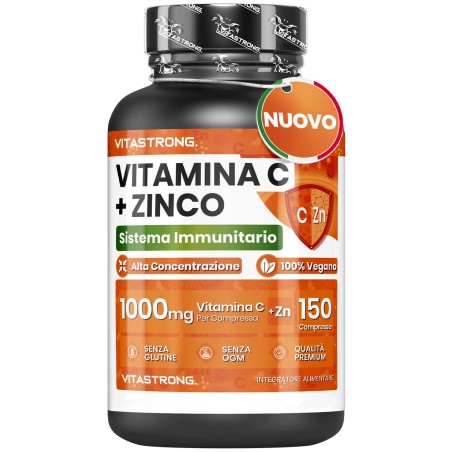 VITAMIN C + ZINK | Immunität und Antioxidans | Vitastrong